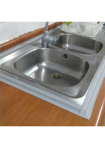 Gri Su Sızdırmaz Banyo Mutfak Lavabo Küvet Izolasyon Şerit Bant indirimleri