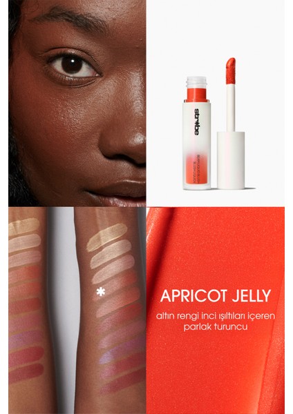 Strobe Beam Işıltılı Çok Amaçlı Likit Allık - Apricot Jelly 4.3 ml