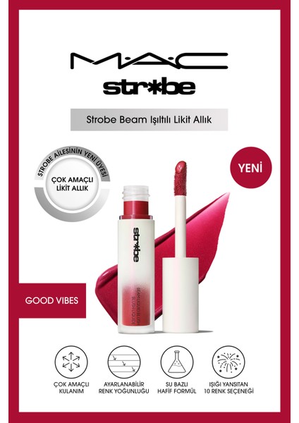 Strobe Beam Işıltılı Çok Amaçlı Likit Allık - Good Vibes 4.3 ml