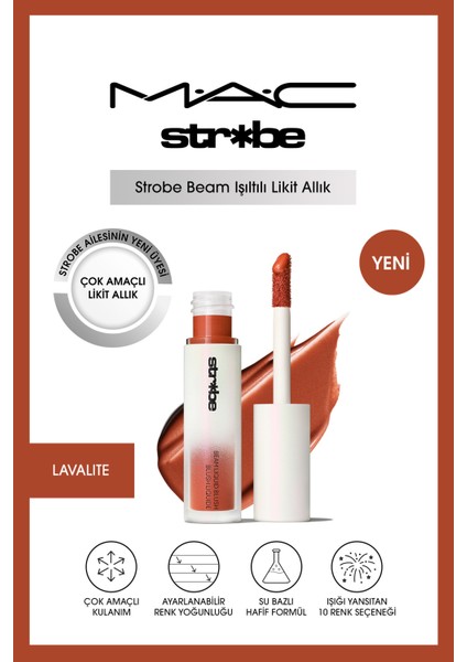 Strobe Beam Işıltılı Çok Amaçlı Likit Allık - Lavalite 4.3 ml