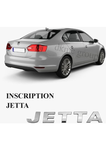 JETTA 2011-2014 MODEL ARASI UYUMLU ARKA BAGAJ KAPAĞI ÜZERİ JETTA YAZISI