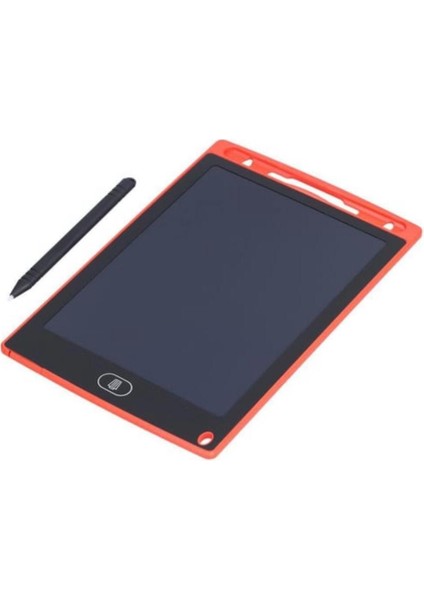 Writing Tablet Çocuk Tableti Yazı Tahtası LCD 8.5 Inç Dijital Kalemli Çizim Yazı Tahtası Kırmızı