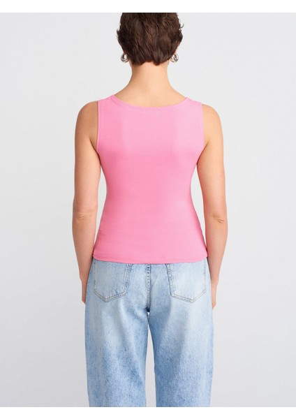 Denim Kar Yıkama Denim Mom Pantolon-Mavi