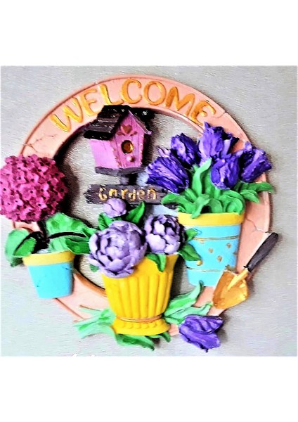 Kapı Süsü Saksı Çiçek Lale Şakayık Gül Silikon Kalıp fırsatları