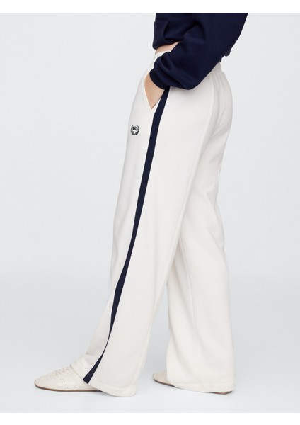 Kadın Kırık Beyaz Vintage Soft Wide-Leg Gap Logo Eşofman Altı indirimleri