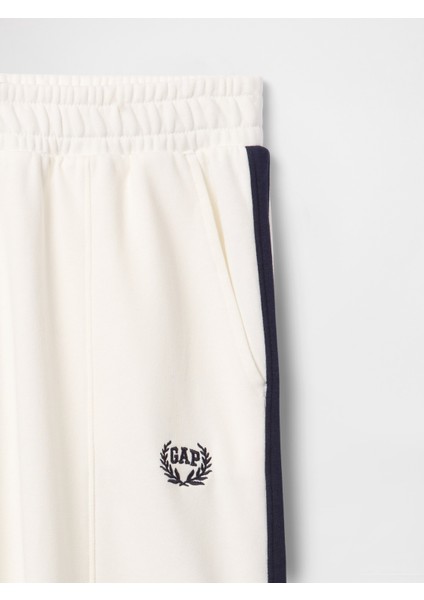 Kadın New Off Whıte Vintage Soft Wide-Leg Gap Logo Eşofman Altı modelleri