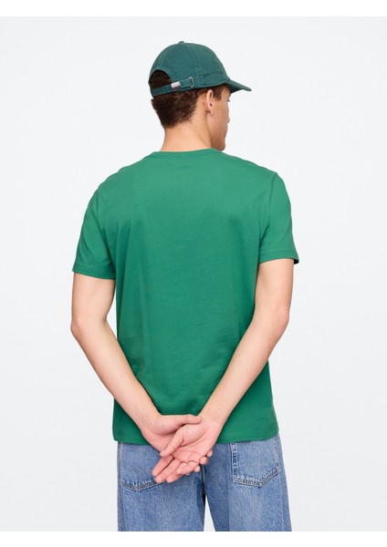 Erkek Koyu Yeşil Everyday Soft Sıfır Yaka T-Shirt indirimleri