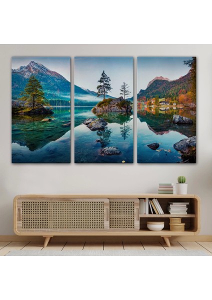 - Hintersee Gölü Almanya Dekoratif Kanvas Duvar TABLOSU-3563 modelleri