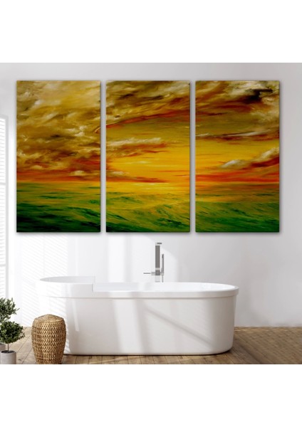 - Deniz Manzarası Yağlıboya Görünüm Dekoratif Kanvas Duvar TABLOSU-3762 modelleri