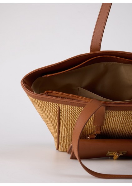 Taba Kadın 44X26X13 cm Omuz Çantası Becky-Bonnıe