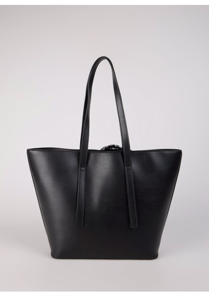 Siyah Kadın 40X28X14 cm Tote Çanta Hannah-Aılanı