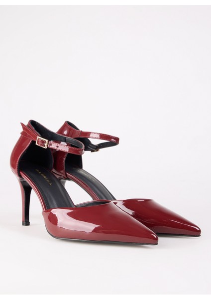 Bordo Kadın Topuklu Ayakkabı Alastar fiyatları