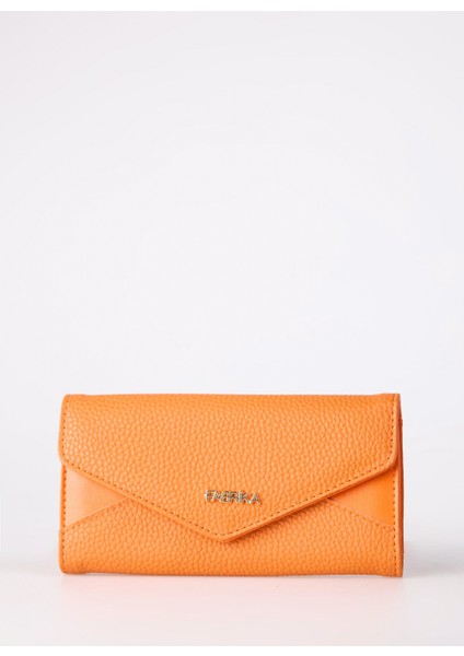 Turuncu Kadın 8X12X2 cm Deri Cüzdan Frkbyn 511 Trc Roleks
