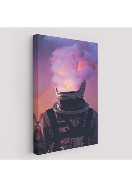 - Beyni Yakılan Astronot Kanvas Tablo, Gerçeküstü Pop Art Kanvas TABLO-5214 fiyatları