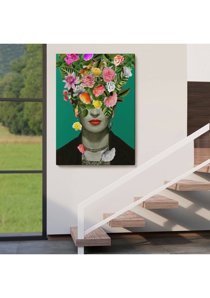 - Çiçek Başlı Ünlü Ressam Portresi Kanvas TABLO-5131 fırsatları