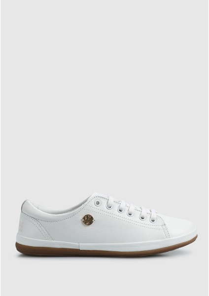 Jojo Beyaz Deri Kadın Sneaker