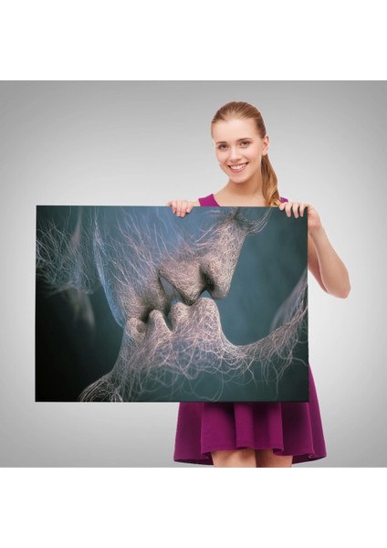 - Erkek ve Kadın Sanatı Kanvas Tablo, Romantik Aşk Kanvas Tablo, Aşk POSTERI-5378 fırsatları