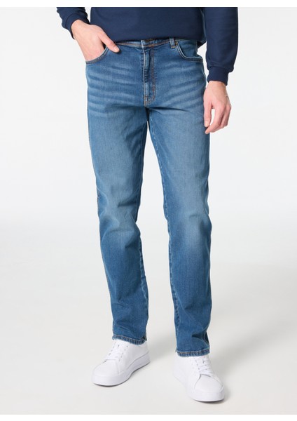 Normal Bel Relaxed Erkek Denim Pantolon W12S086318 Texas Slim Denimpantolon fiyatları