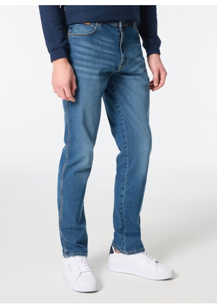 Normal Bel Relaxed Erkek Denim Pantolon W12S086318 Texas Slim Denimpantolon modelleri