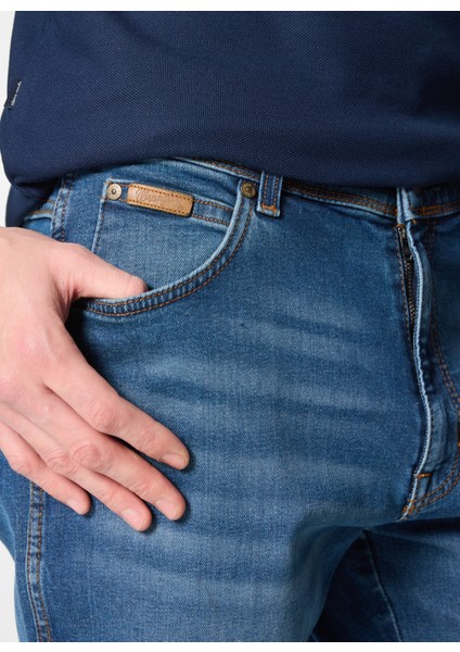 Normal Bel Relaxed Erkek Denim Pantolon W12S086318 Texas Slim Denimpantolon fırsatları