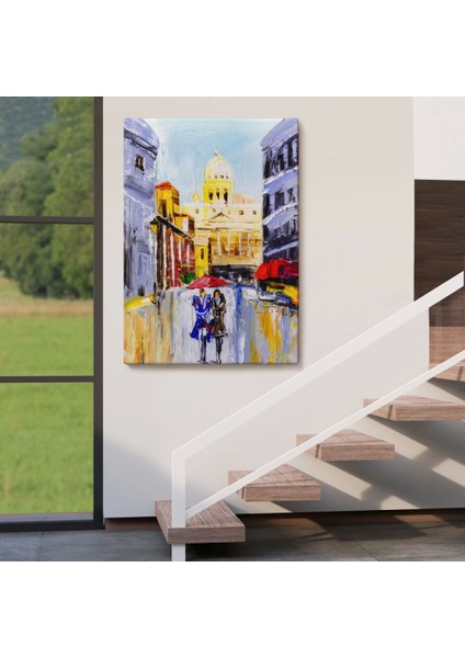 - Italya Şehir Manzarası Yağlıboya Görünüm Dekoratif Kanvas Duvar TABLOSU-5933 fırsatları