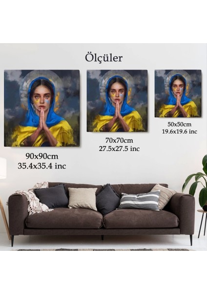 - Dünya Barışı Için Dua Eden Kadın TABLO-5867 indirimleri