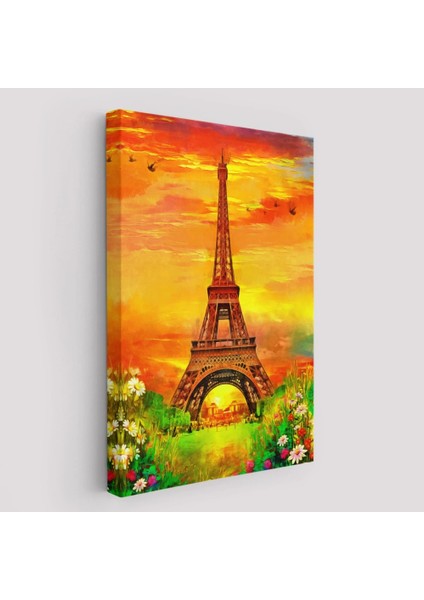 - Eyfel Kulesi Yağlıboya Görünüm Dekoratif Kanvas Duvar TABLOSU-5948 fiyatları