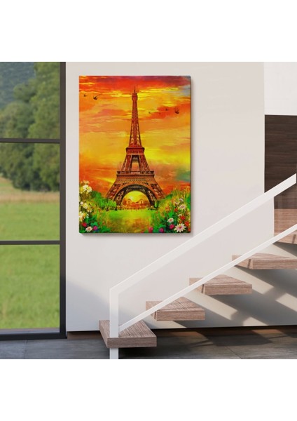 - Eyfel Kulesi Yağlıboya Görünüm Dekoratif Kanvas Duvar TABLOSU-5948 fırsatları