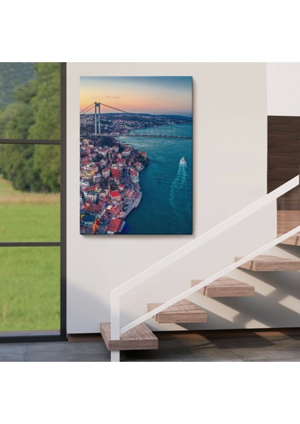 - Boğaziçi Kuş Bakışı Dekoratif Kanvas TABLO-5971 fırsatları