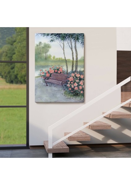 - Pembe Çiçekler Kanvas TABLO-5974