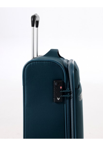 Yeşil Çekçekli Kumaş Valiz 41464387 Trolley Cabina 4r Jazz 4.0