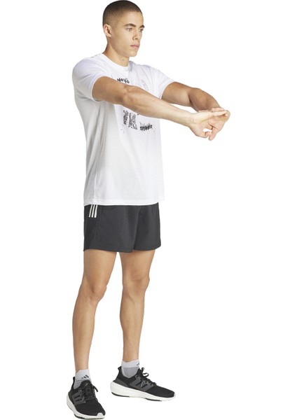 IY0704 Otr B Short Siyah Regular Fit Erkek Şort