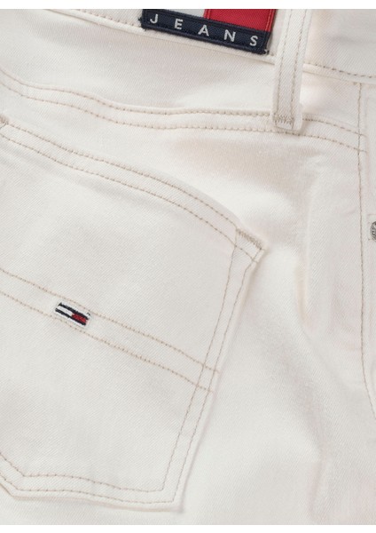 Yüksek Bel Normal Paça Normal Indigo Kadın Denim Pantolon DW0DW200321CE