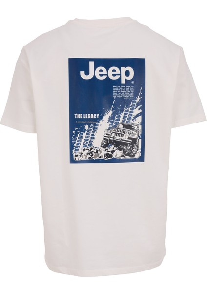 Bisiklet Yaka Baskılı Kırık Beyaz Erkek T-Shirt J5SM-TST7289 fiyatları