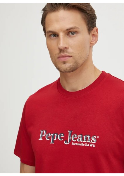 Bisiklet Yaka Kırmızı Erkek T-Shirt PM509649-276 Somers Tee fiyatları