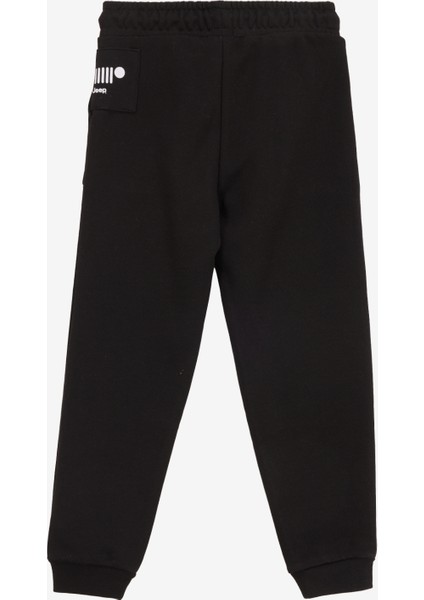 Siyah Erkek Çocuk Düz Sweatpant J5SB-EA7857