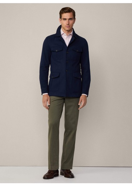 Slim Fit Lacivert Erkek Ceket HM443429