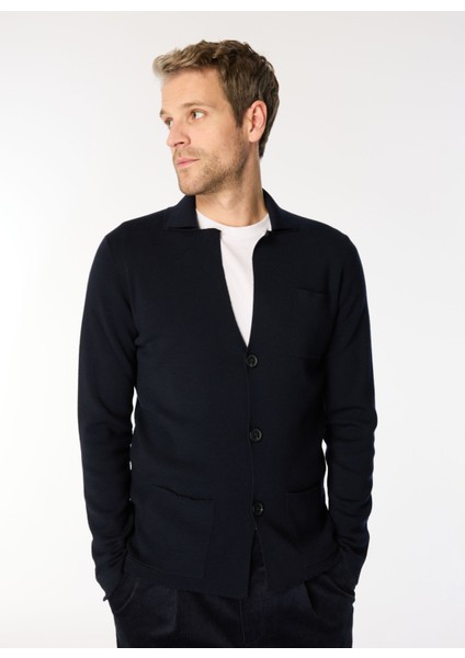 Slim Fit Lacivert Erkek Ceket AU-7070N Jacket/coat modelleri