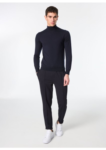 Yarım Balıkçı Yaka Slim Fit Lacivert Erkek Kazak WM19.ZMG9.U780 fiyatları
