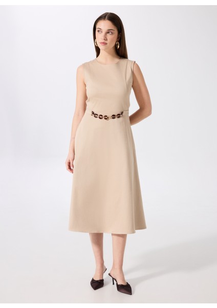 Bej Kadın Bisiklet Elbise FC5SL-ELB0268