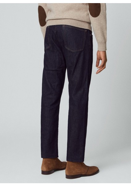 Normal Bel Normal Paça Slim Fit Erkek Denim Pantolon HM212528 modelleri