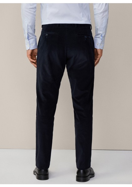 Normal Bel Normal Paça Koyu Lacivert Erkek Chino Pantolon HM212656 modelleri