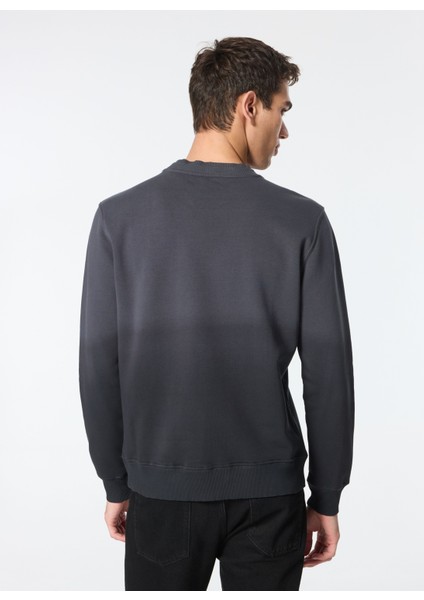 Bisiklet Yaka Siyah Erkek Sweatshırt FI2824SS indirimleri