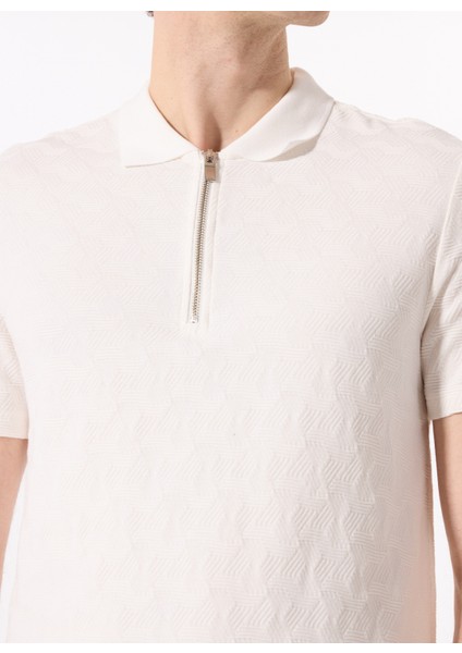 Kırık Beyaz Erkek Basic Polo T-Shirt F5SM-TST 2734 fırsatları