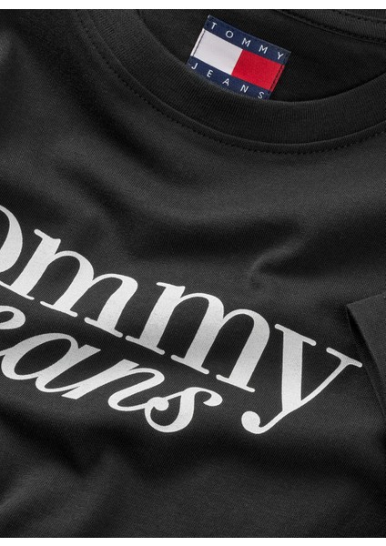 Bisiklet Yaka Siyah Kadın T-Shirt DW0DW19447BDS fiyatları