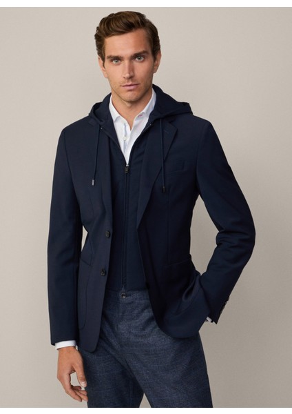 Slim Fit Lacivert Erkek Ceket HM443416 fiyatları