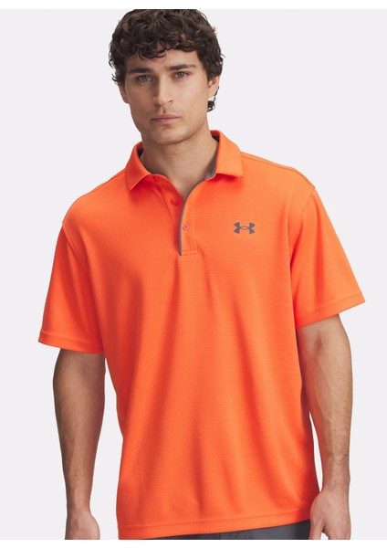 1290140-847 Tech Polo Kırmızı Loose Fit Erkek Polo T-Shirt
