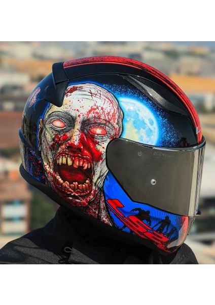 Rapıd 2 Zombıe Fullface Motosiklet Kaskı Gri Camlı modelleri