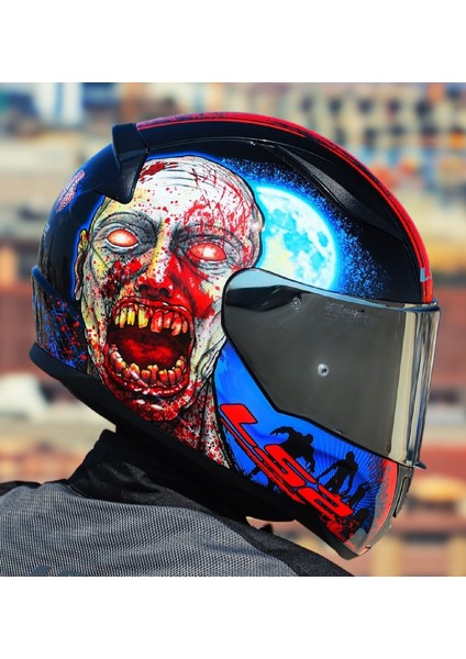 Rapıd 2 Zombıe Fullface Motosiklet Kaskı Gri Camlı indirimleri