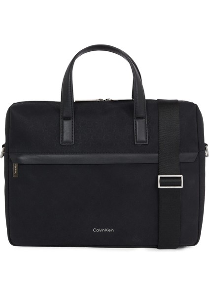 Siyah Erkek Laptop Çantası Ck Must Laptop Bag Mono
